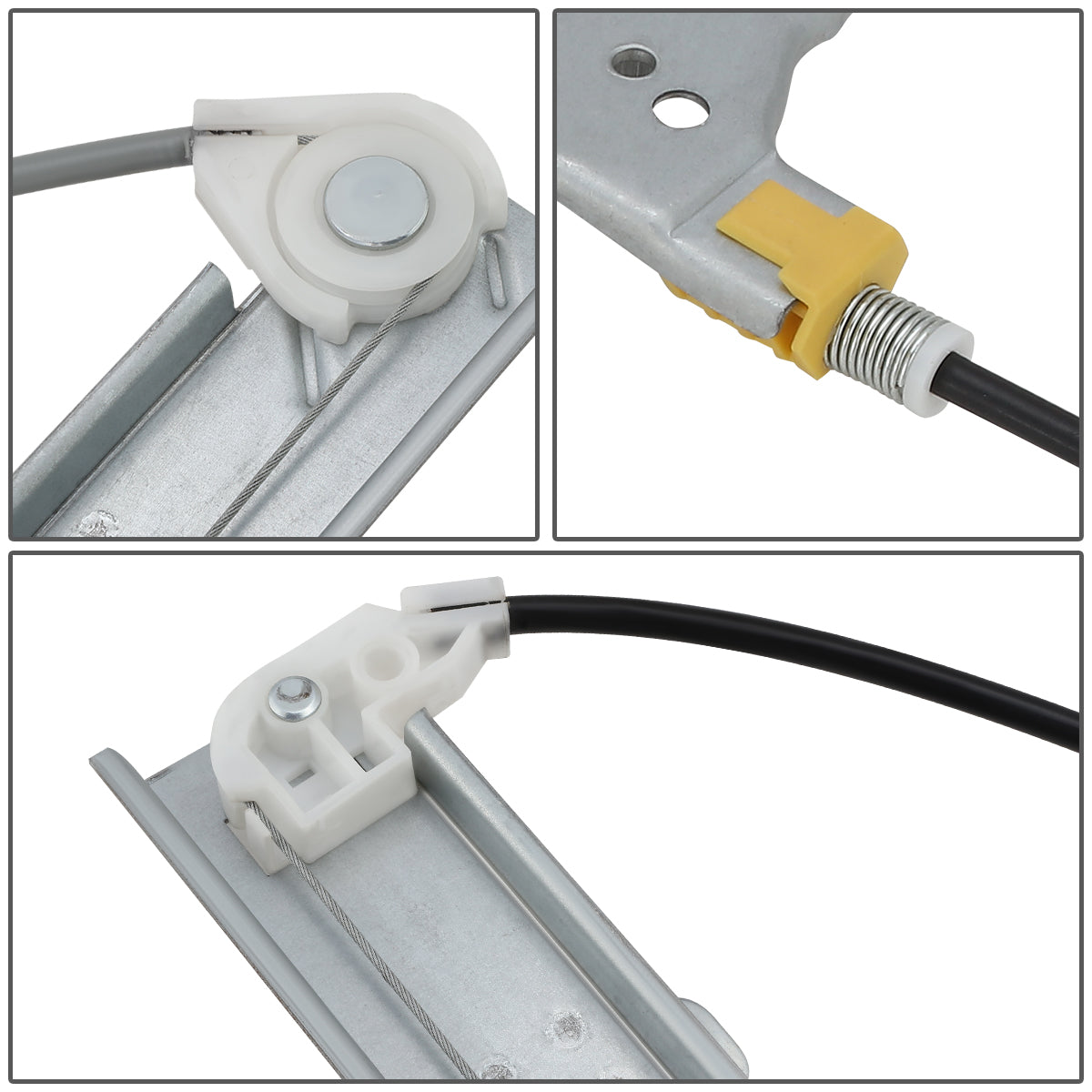 REGULADOR DE VENTANA WINDOW MOTORS & REGULATORS - METALLIC - 05-15 NISSAN FRONTIER/05-10 NISSAN PATHFINDER/05-15 NISSAN XTERRA/09-12 SUZUKI EQUATOR - METALLIC - BARE STEEL/PLASTIC
