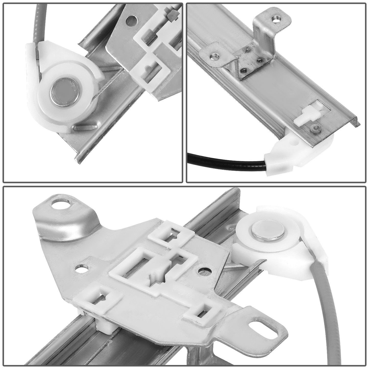 REGULADOR DE VENTANA WINDOW MOTORS & REGULATORS - METALLIC - 05-16 NISSAN FRONTIER/05-12 NISSAN PATHFINDER/05-15 NISSAN XTERRA/09-12 SUZUKI EQUATOR - METALLIC - BARE STEEL/PLASTIC