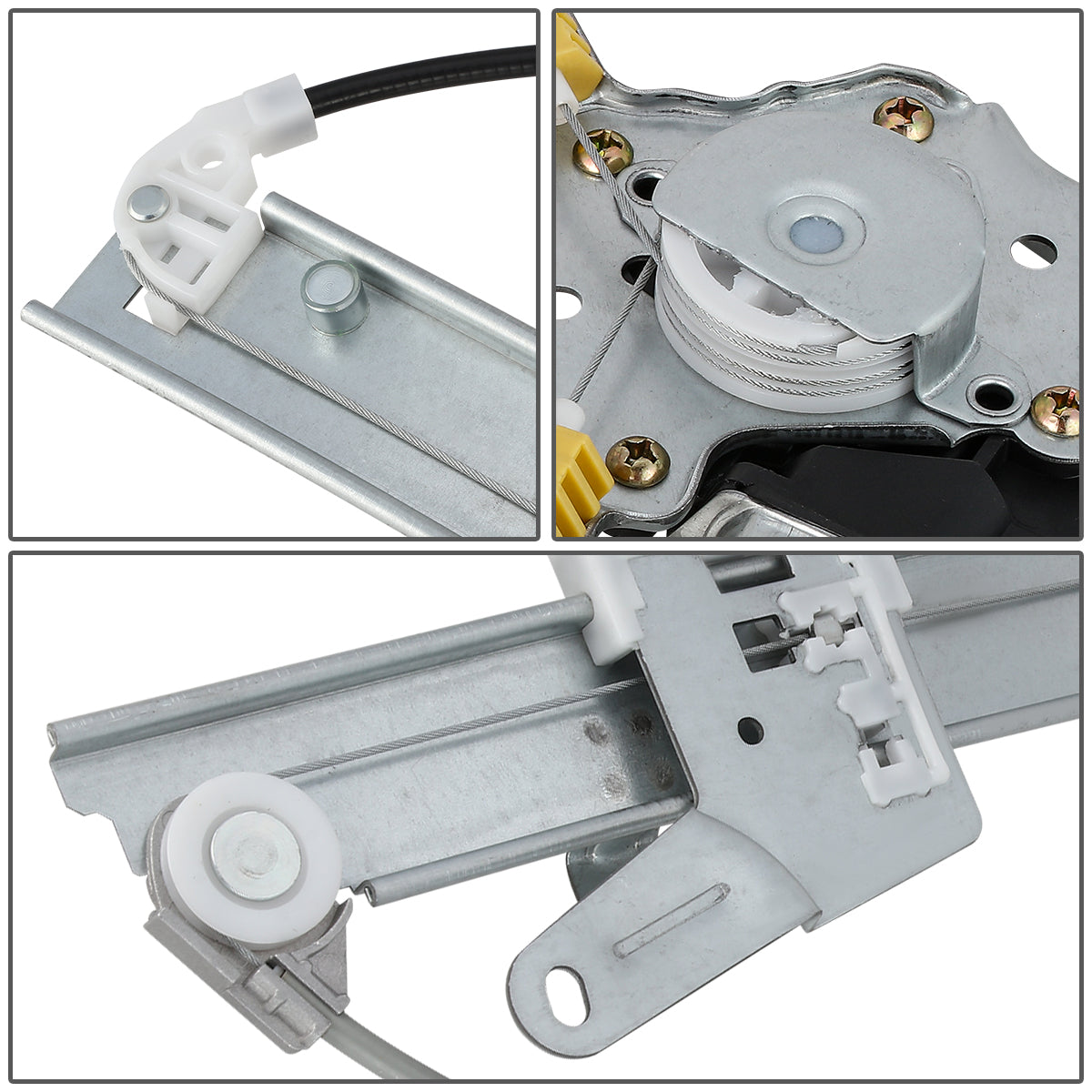REGULADOR DE VENTANA WINDOW MOTORS & REGULATORS - METALLIC - 02-06 NISSAN ALTIMA - METALLIC - BARE STEEL/PLASTIC