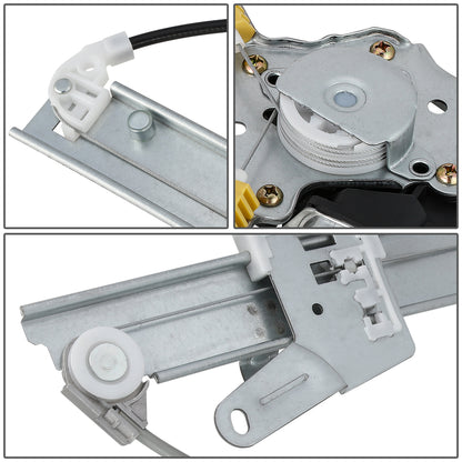 REGULADOR DE VENTANA WINDOW MOTORS & REGULATORS - METALLIC - 02-06 NISSAN ALTIMA - METALLIC - BARE STEEL/PLASTIC