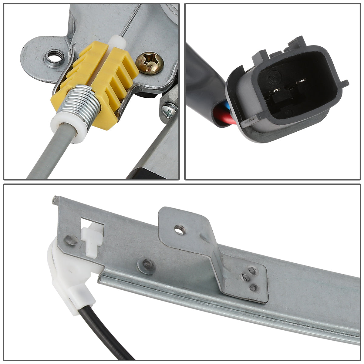 REGULADOR DE VENTANA WINDOW MOTORS & REGULATORS - METALLIC - 02-06 NISSAN ALTIMA - METALLIC - BARE STEEL/PLASTIC