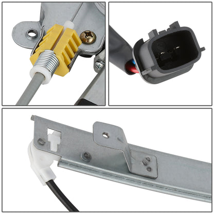 REGULADOR DE VENTANA WINDOW MOTORS & REGULATORS - METALLIC - 02-06 NISSAN ALTIMA - METALLIC - BARE STEEL/PLASTIC