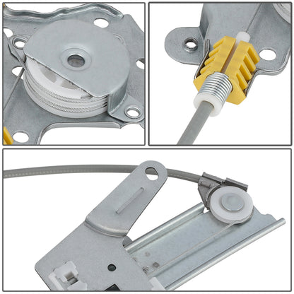 REGULADOR DE VENTANA WINDOW MOTORS & REGULATORS - METALLIC - 02-06 NISSAN ALTIMA - METALLIC - BARE STEEL/PLASTIC