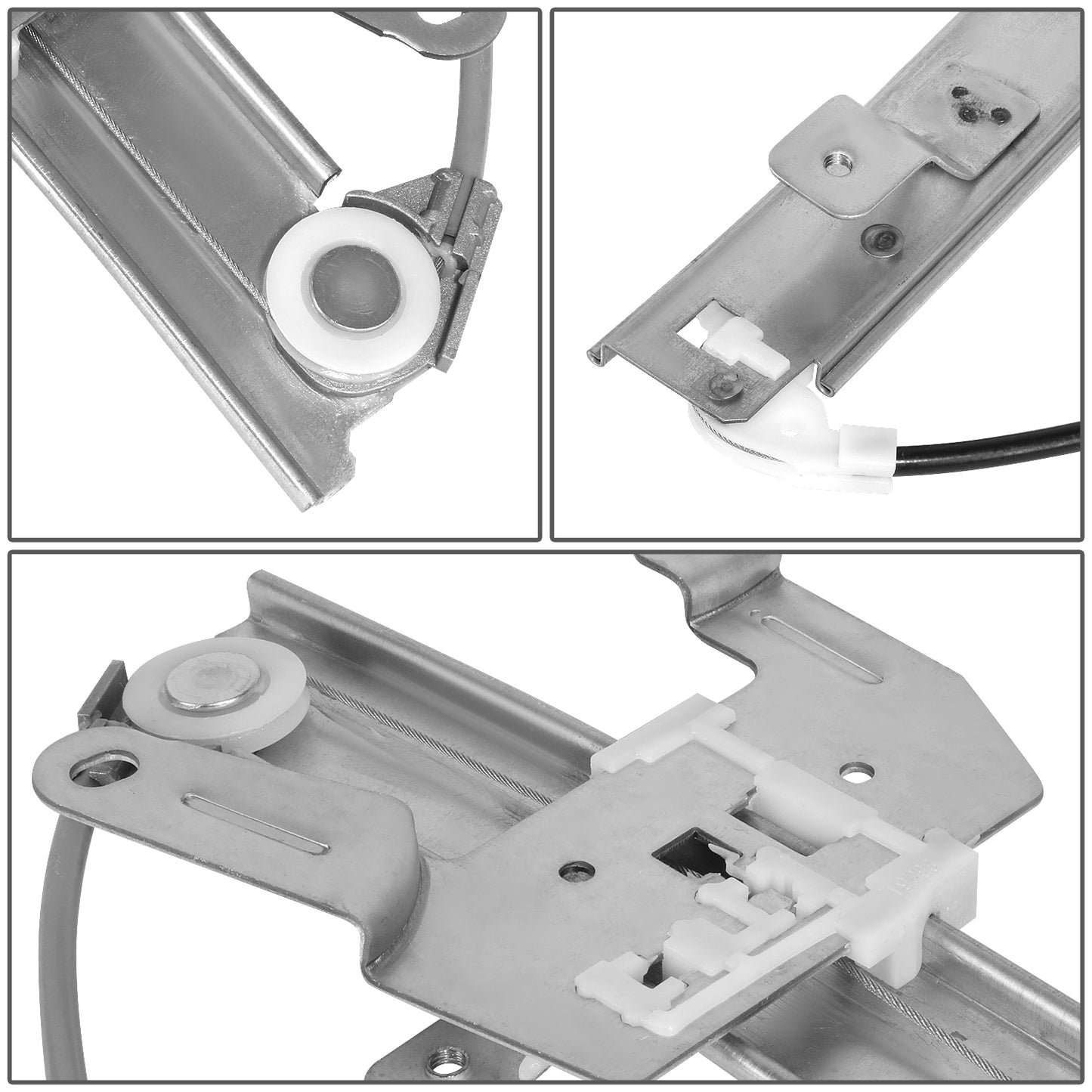 REGULADOR DE VENTANA WINDOW MOTORS & REGULATORS - METALLIC - 02-06 NISSAN ALTIMA - METALLIC - BARE STEEL/PLASTIC