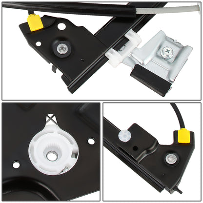 REGULADOR DE VENTANA WINDOW MOTORS & REGULATORS - METALLIC - 03-07 SAAB 9-3 - METALLIC - BARE STEEL/PLASTIC