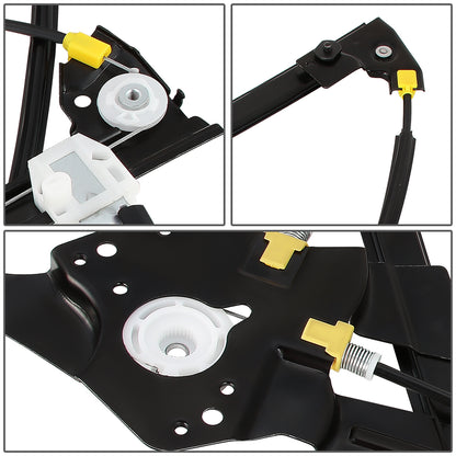 REGULADOR DE VENTANA WINDOW MOTORS & REGULATORS - METALLIC - 03-07 SAAB 9-3 - METALLIC - BARE STEEL/PLASTIC