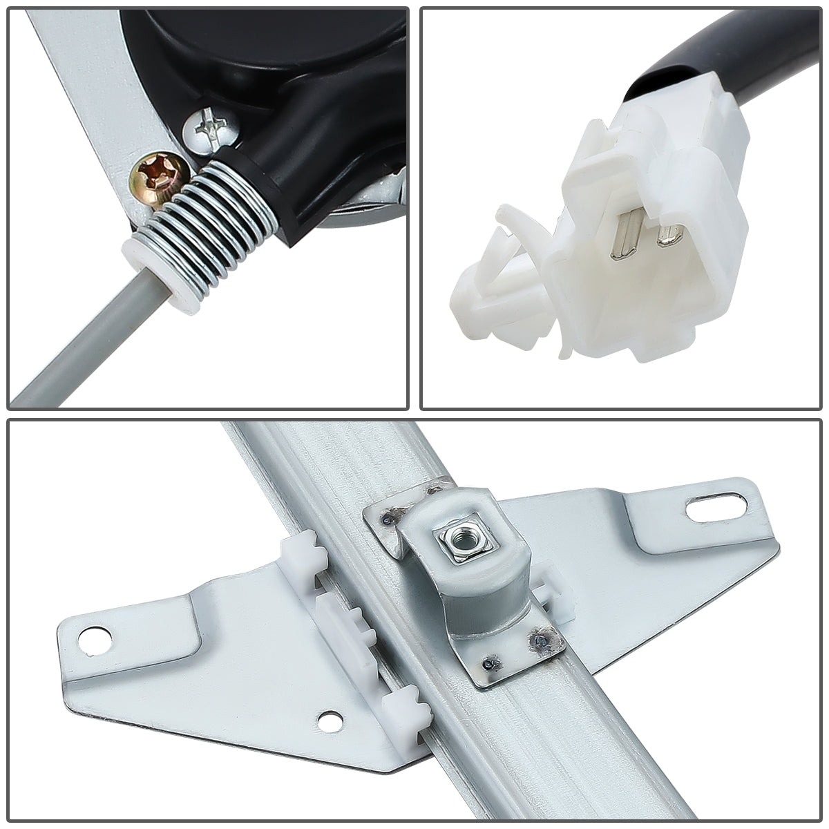 REGULADOR DE VENTANA WINDOW MOTORS & REGULATORS - METALLIC - 95-99 TOYOTA AVALON - METALLIC - BARE STEEL/PLASTIC