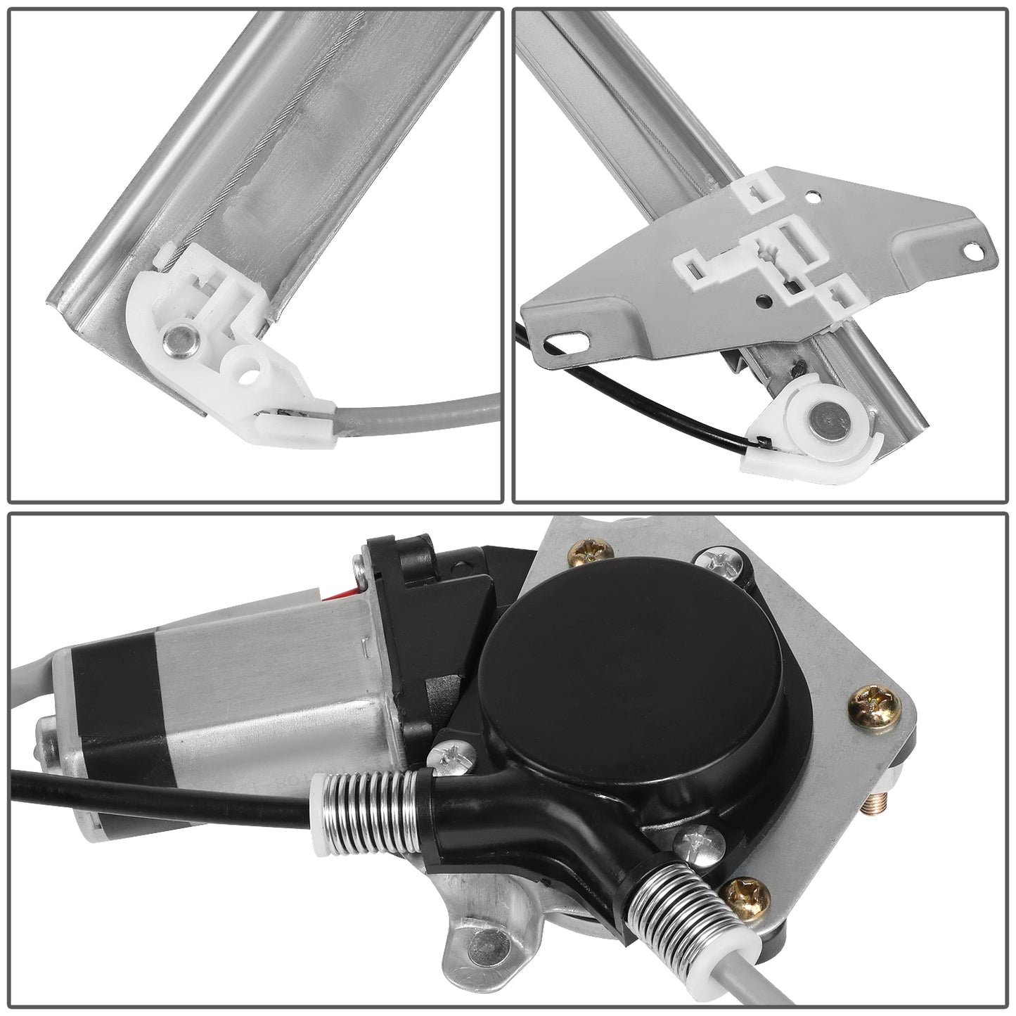 REGULADOR DE VENTANA WINDOW MOTORS & REGULATORS - METALLIC - 95-99 TOYOTA AVALON - METALLIC - BARE STEEL/PLASTIC
