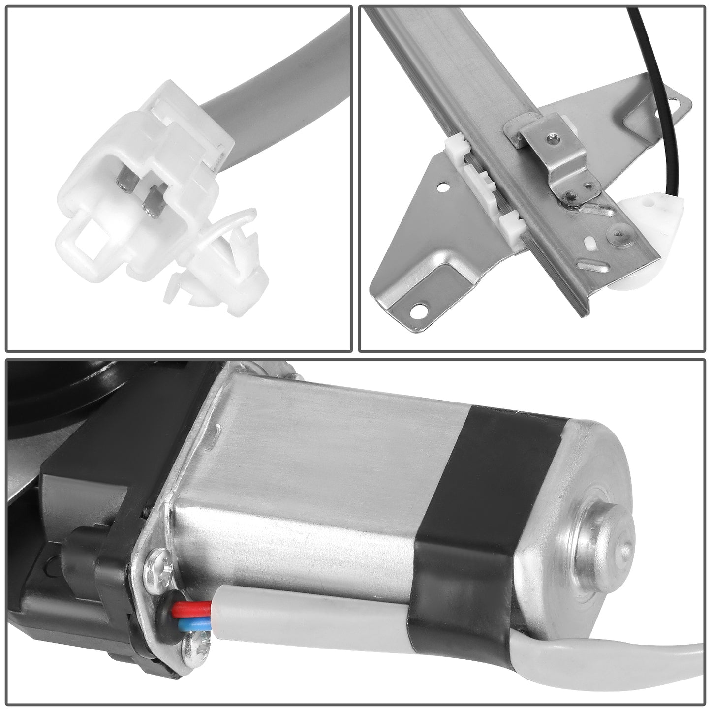 REGULADOR DE VENTANA WINDOW MOTORS & REGULATORS - METALLIC - 95-99 TOYOTA AVALON - METALLIC - BARE STEEL/PLASTIC