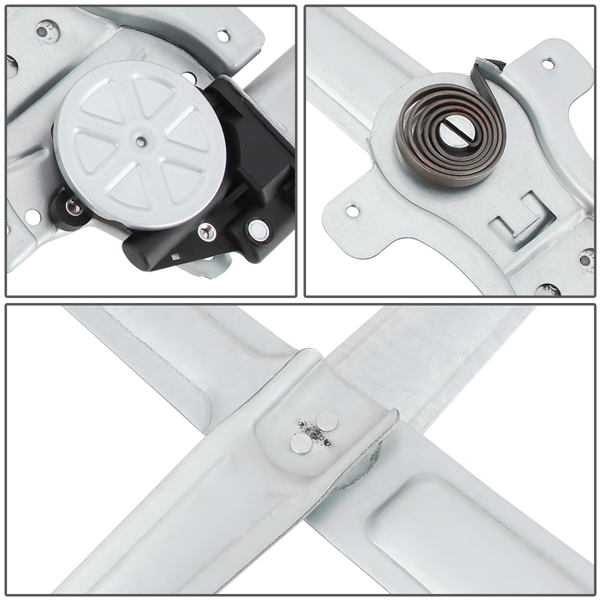 REGULADOR DE VENTANA WINDOW MOTORS & REGULATORS - METALLIC - 98-03 TOYOTA SIENNA - METALLIC - BARE STEEL/PLASTIC