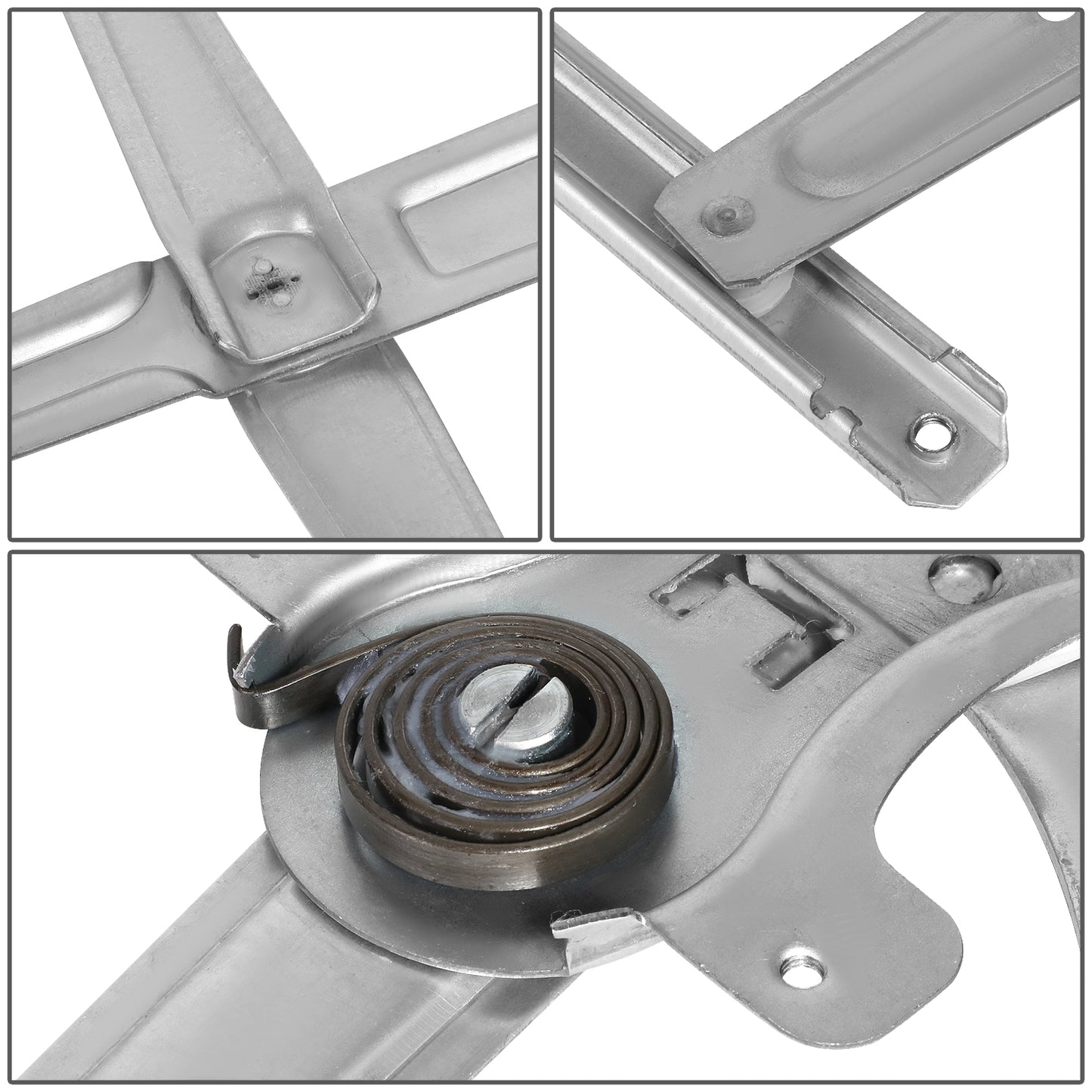 REGULADOR DE VENTANA WINDOW MOTORS & REGULATORS - METALLIC - 98-03 TOYOTA SIENNA - METALLIC - BARE STEEL/PLASTIC