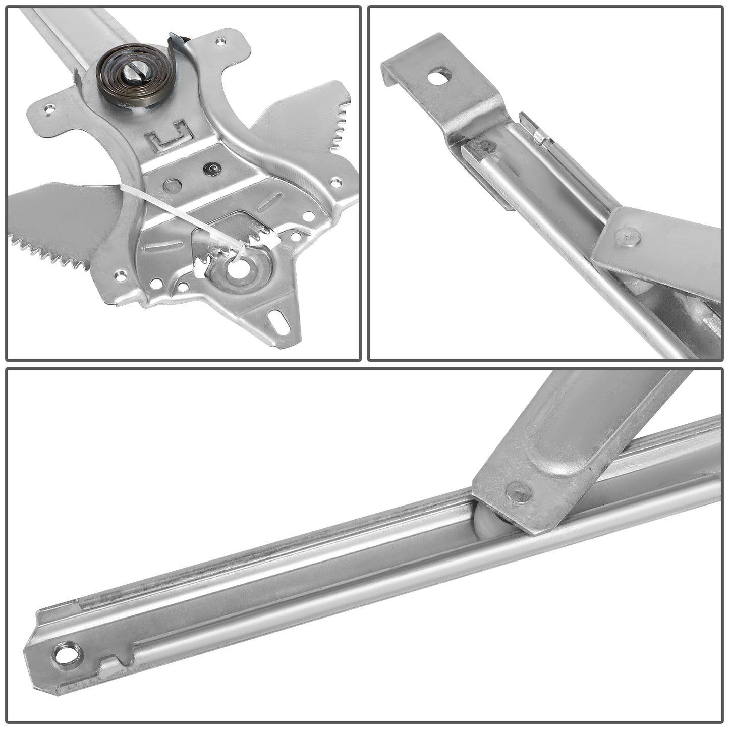 REGULADOR DE VENTANA WINDOW MOTORS & REGULATORS - METALLIC - 98-03 TOYOTA SIENNA - METALLIC - BARE STEEL/PLASTIC