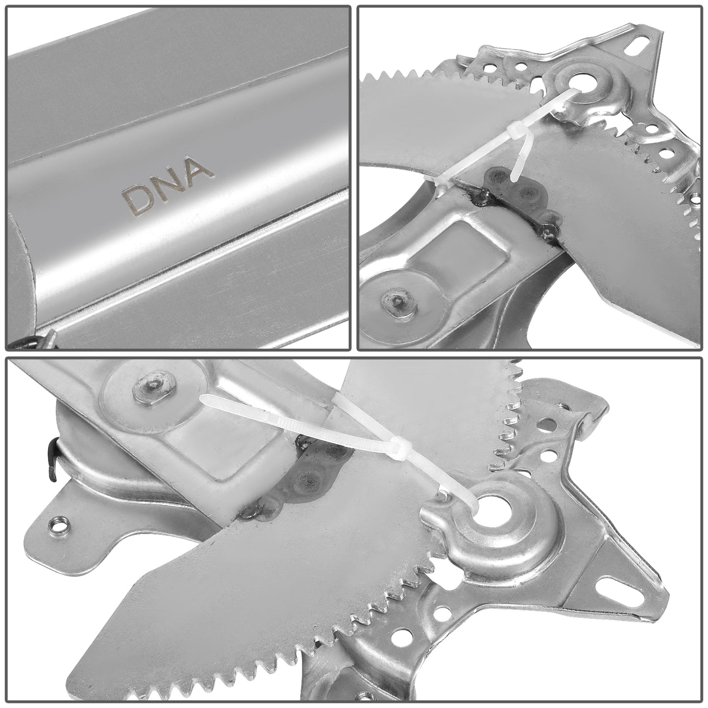 REGULADOR DE VENTANA WINDOW MOTORS & REGULATORS - METALLIC - 98-03 TOYOTA SIENNA - METALLIC - BARE STEEL/PLASTIC