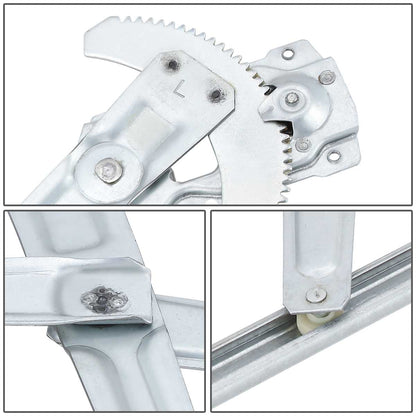 REGULADOR DE VENTANA WINDOW MOTORS & REGULATORS - METALLIC - 88-92 TOYOTA COROLLA SEDAN / WAGON - METALLIC - BARE STEEL/PLASTIC