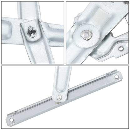 REGULADOR DE VENTANA WINDOW MOTORS & REGULATORS - METALLIC - 88-92 TOYOTA COROLLA SEDAN / WAGON - METALLIC - BARE STEEL/PLASTIC