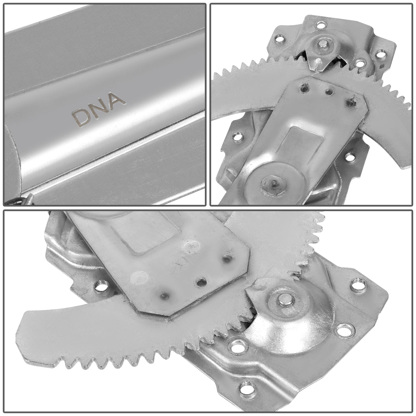 REGULADOR DE VENTANA WINDOW MOTORS & REGULATORS - METALLIC - 88-92 TOYOTA COROLLA SEDAN / WAGON - METALLIC - BARE STEEL/PLASTIC