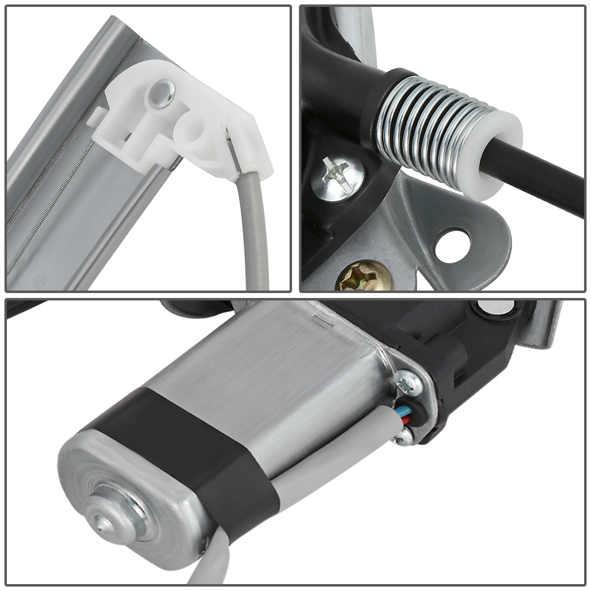 REGULADOR DE VENTANA WINDOW MOTORS & REGULATORS - METALLIC - 93-97 GEO PRIZM
 93-97 TOYOTA COROLLA - METALLIC - BARE STEEL/PLASTIC