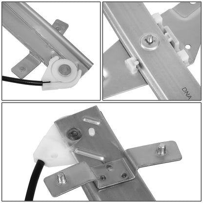 REGULADOR DE VENTANA WINDOW MOTORS & REGULATORS - METALLIC - 93-97 GEO PRIZM
 93-97 TOYOTA COROLLA - METALLIC - BARE STEEL/PLASTIC