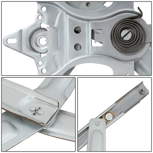 REGULADOR DE VENTANA WINDOW MOTORS & REGULATORS - METALLIC - 98-02 TOYOTA COROLLA - METALLIC - BARE STEEL/PLASTIC