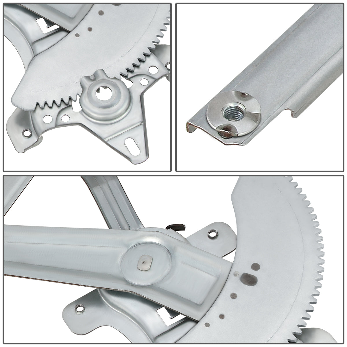 REGULADOR DE VENTANA WINDOW MOTORS & REGULATORS - METALLIC - 98-02 TOYOTA COROLLA - METALLIC - BARE STEEL/PLASTIC