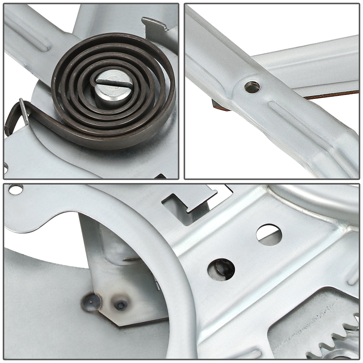 REGULADOR DE VENTANA WINDOW MOTORS & REGULATORS - METALLIC - 98-02 TOYOTA COROLLA - METALLIC - BARE STEEL/PLASTIC