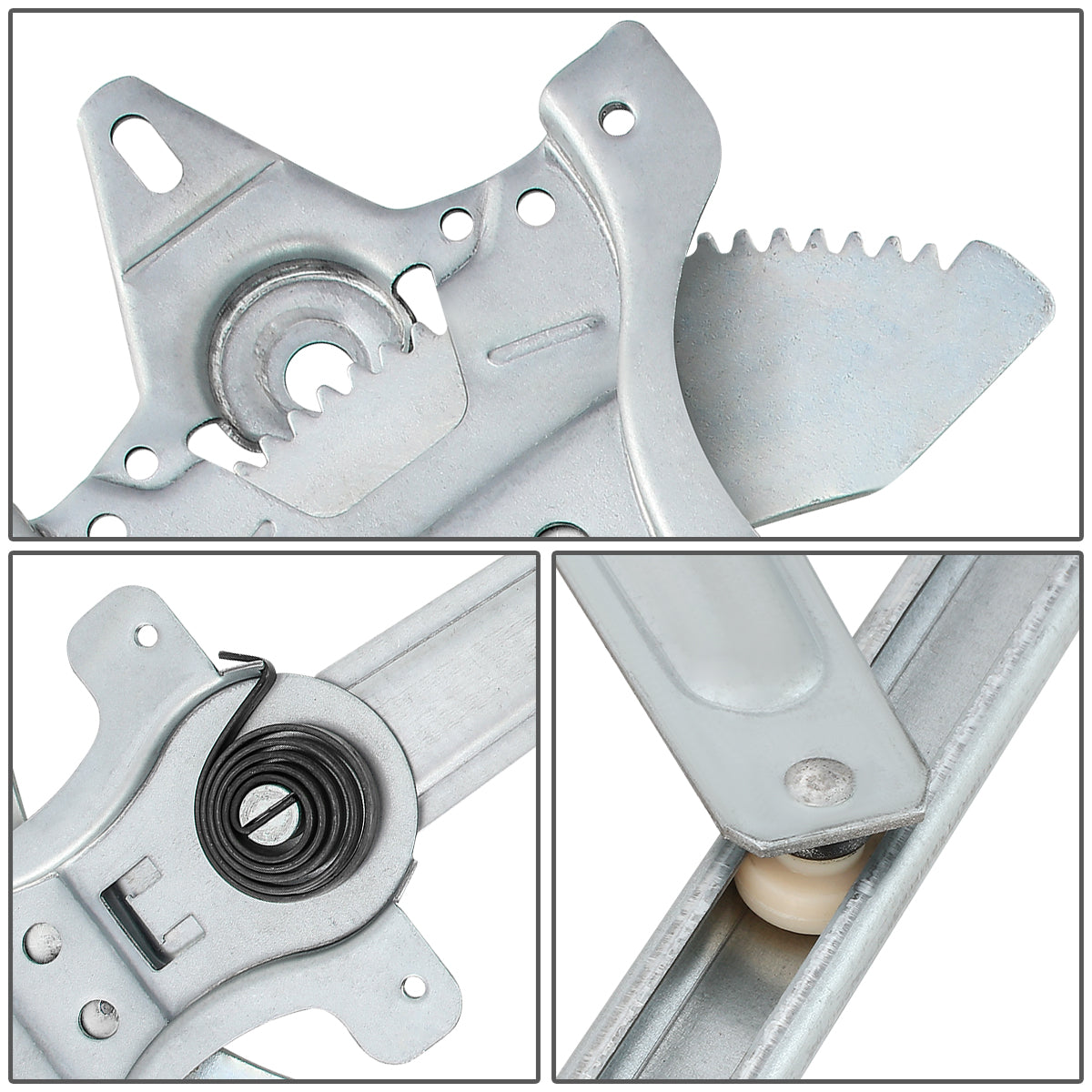 REGULADOR DE VENTANA WINDOW MOTORS & REGULATORS - METALLIC - 96-97 LEXUS LX450/91-97 TOYOTA LAND CRUISER - METALLIC - BARE STEEL/PLASTIC