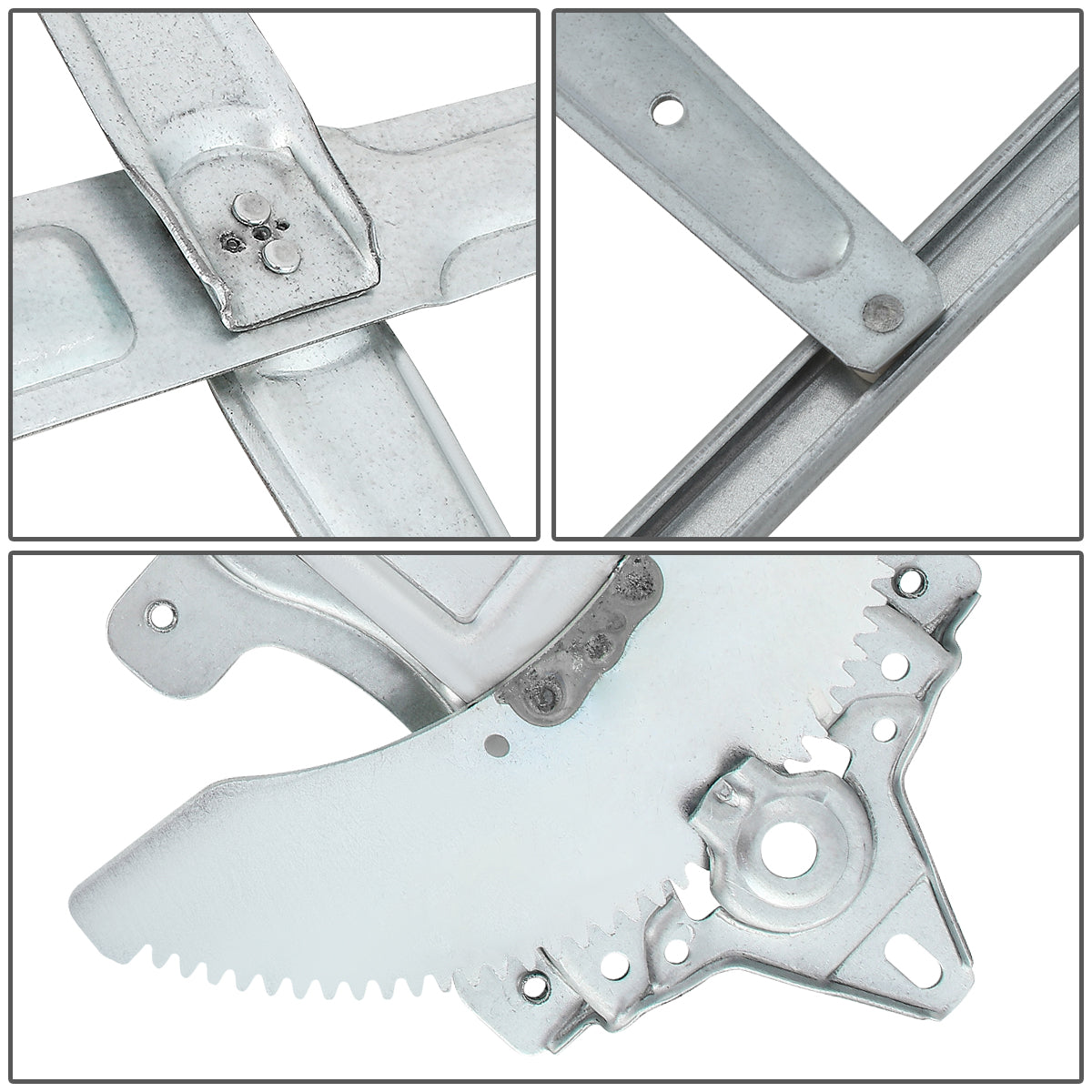 REGULADOR DE VENTANA WINDOW MOTORS & REGULATORS - METALLIC - 96-97 LEXUS LX450/91-97 TOYOTA LAND CRUISER - METALLIC - BARE STEEL/PLASTIC