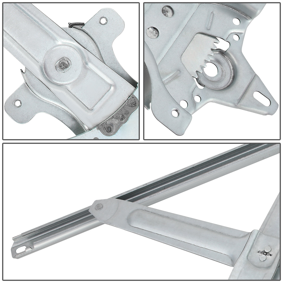 REGULADOR DE VENTANA WINDOW MOTORS & REGULATORS - METALLIC - 96-97 LEXUS LX450/91-97 TOYOTA LAND CRUISER - METALLIC - BARE STEEL/PLASTIC