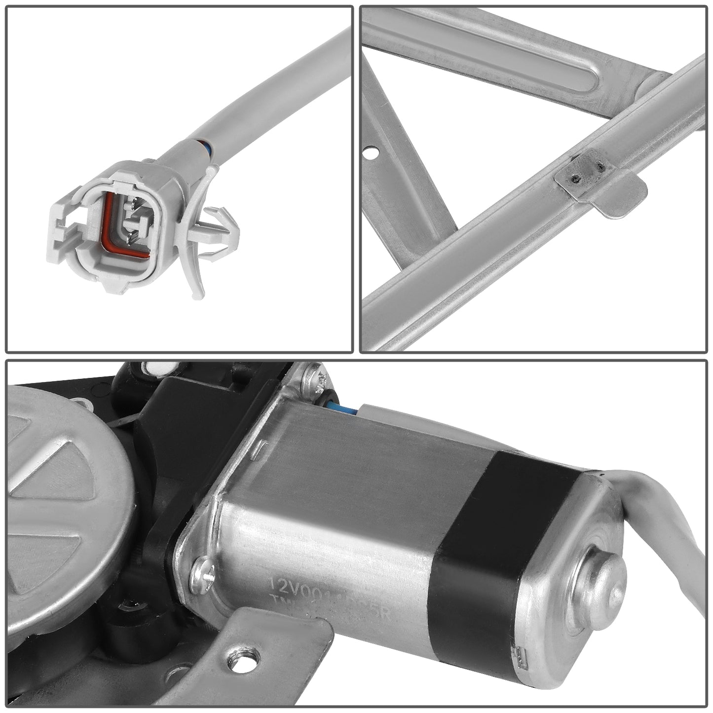 REGULADOR DE VENTANA WINDOW MOTORS & REGULATORS - METALLIC - 90-95 TOYOTA 4RUNNER - METALLIC - BARE STEEL/PLASTIC