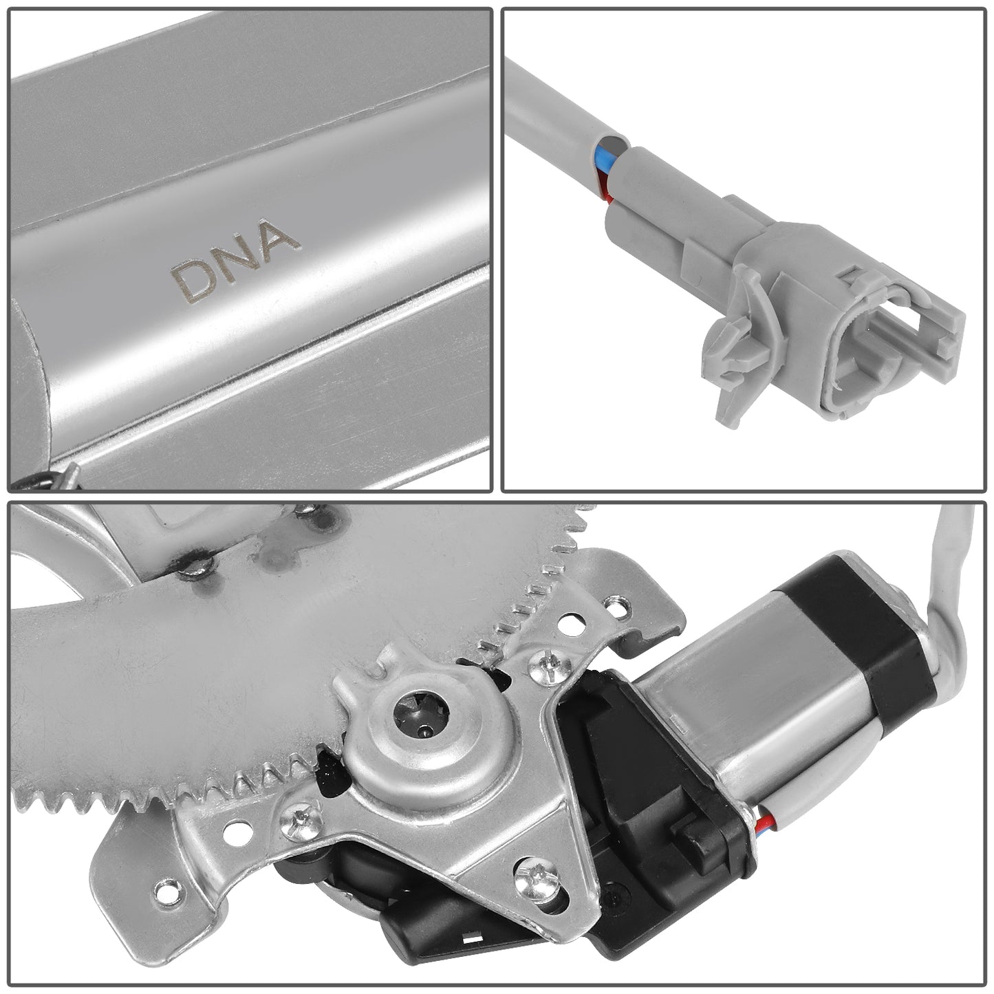 REGULADOR DE VENTANA WINDOW MOTORS & REGULATORS - METALLIC - 90-95 TOYOTA 4RUNNER - METALLIC - BARE STEEL/PLASTIC