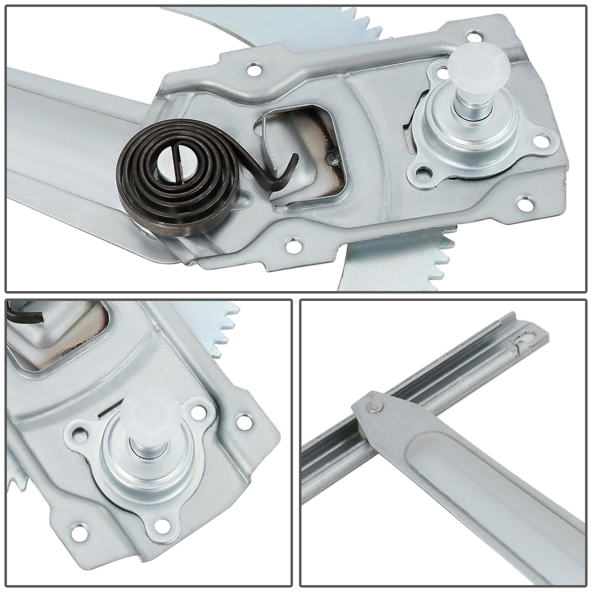 REGULADOR DE VENTANA WINDOW MOTORS & REGULATORS - METALLIC - 90-95 TOYOTA 4RUNNER WITH VENT WINDOW - METALLIC - BARE STEEL/PLASTIC