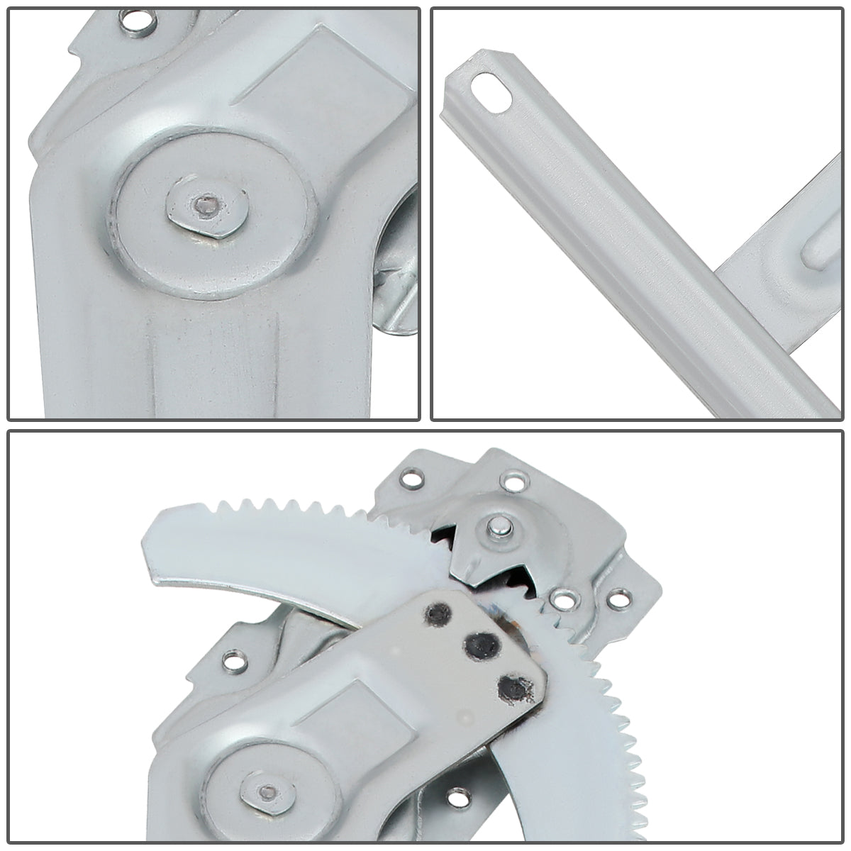 REGULADOR DE VENTANA WINDOW MOTORS & REGULATORS - METALLIC - 90-95 TOYOTA 4RUNNER WITH VENT WINDOW - METALLIC - BARE STEEL/PLASTIC