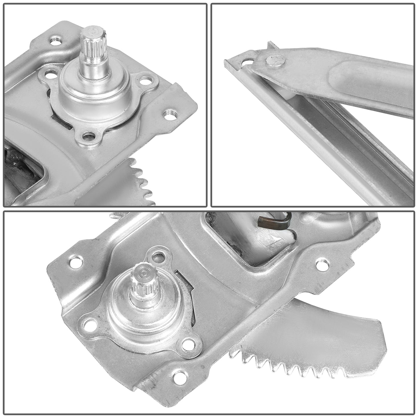 REGULADOR DE VENTANA WINDOW MOTORS & REGULATORS - METALLIC - 90-95 TOYOTA 4RUNNER - METALLIC - BARE STEEL/PLASTIC