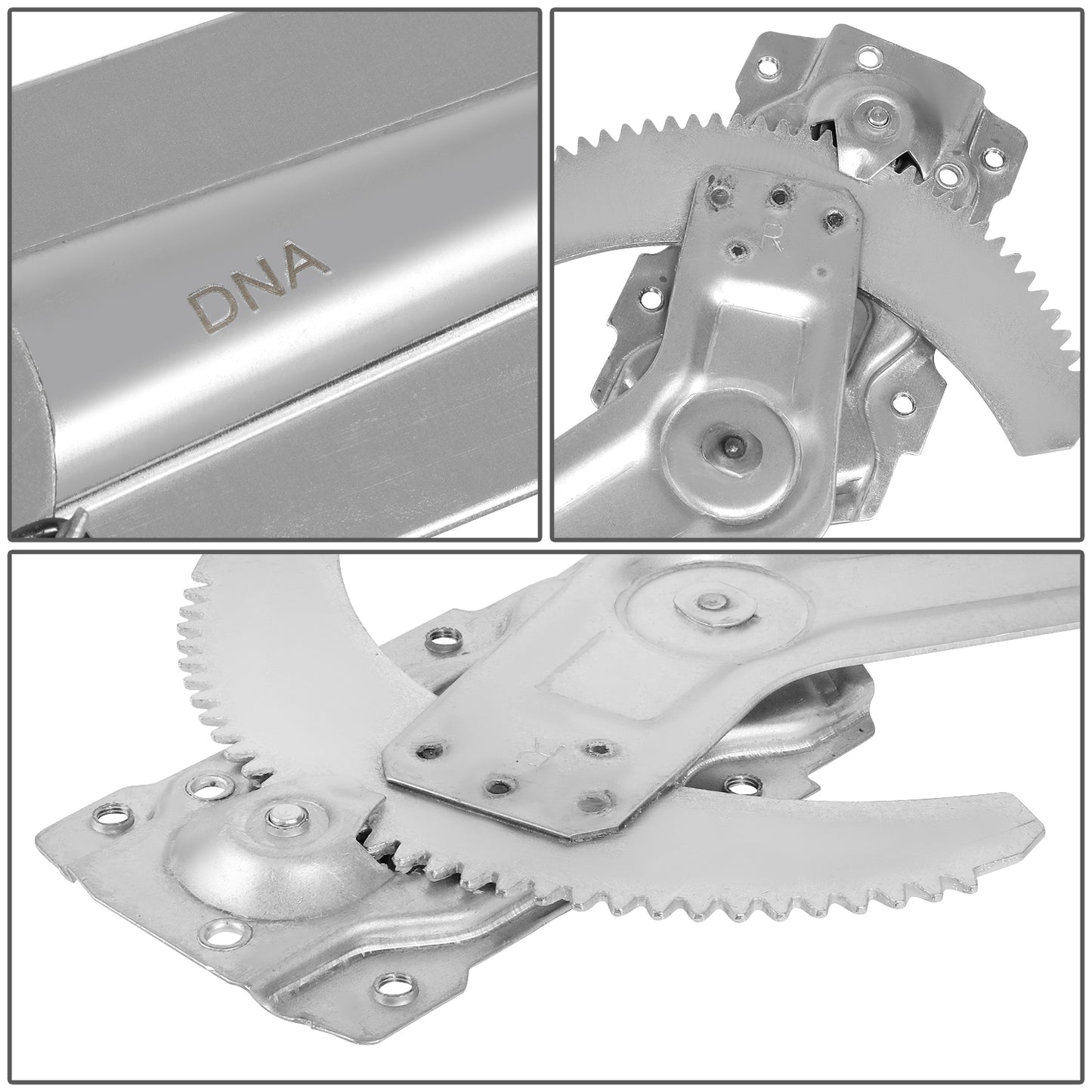 REGULADOR DE VENTANA WINDOW MOTORS & REGULATORS - METALLIC - 90-95 TOYOTA 4RUNNER - METALLIC - BARE STEEL/PLASTIC