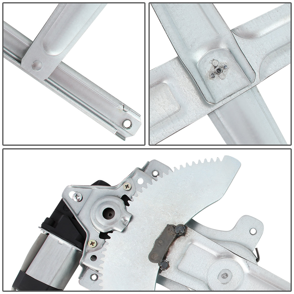 REGULADOR DE VENTANA WINDOW MOTORS & REGULATORS - METALLIC - 96-98 TOYOTA 4RUNNER - METALLIC - BARE STEEL/PLASTIC