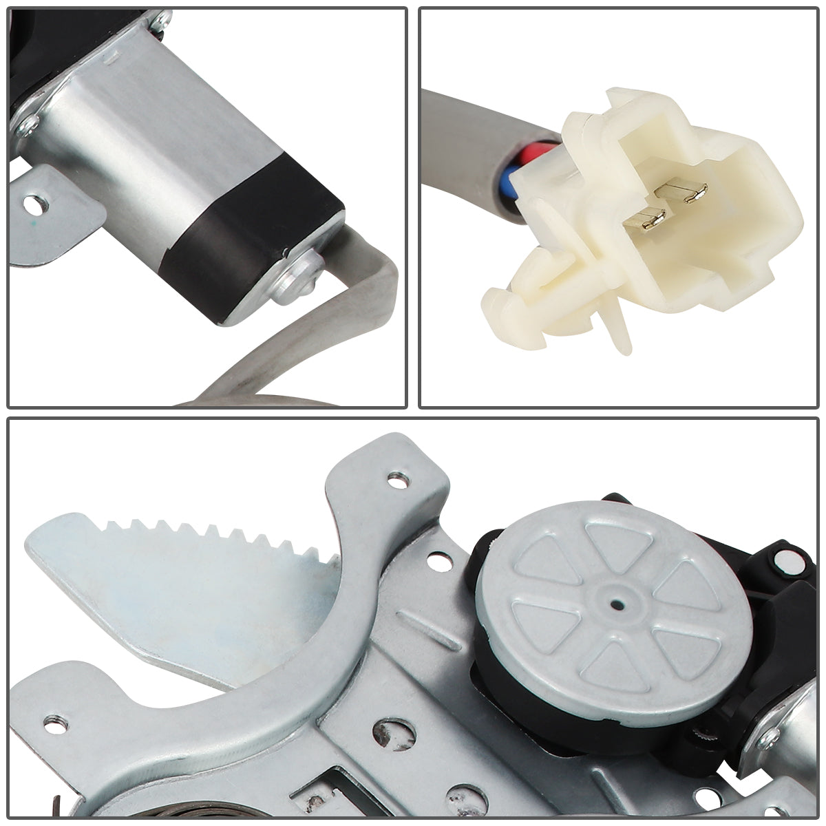 REGULADOR DE VENTANA WINDOW MOTORS & REGULATORS - METALLIC - 96-98 TOYOTA 4RUNNER - METALLIC - BARE STEEL/PLASTIC