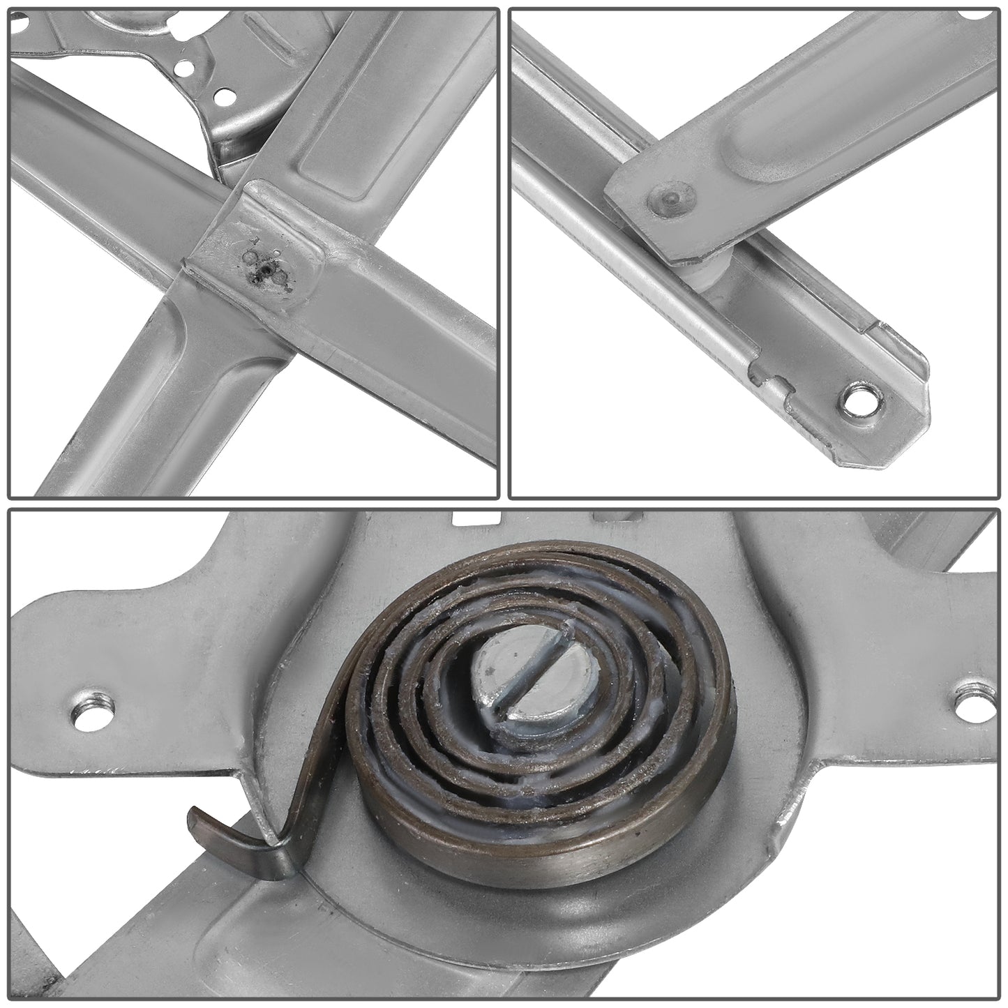 REGULADOR DE VENTANA WINDOW MOTORS & REGULATORS - METALLIC - 96-02 TOYOTA 4RUNNER - METALLIC - BARE STEEL/PLASTIC