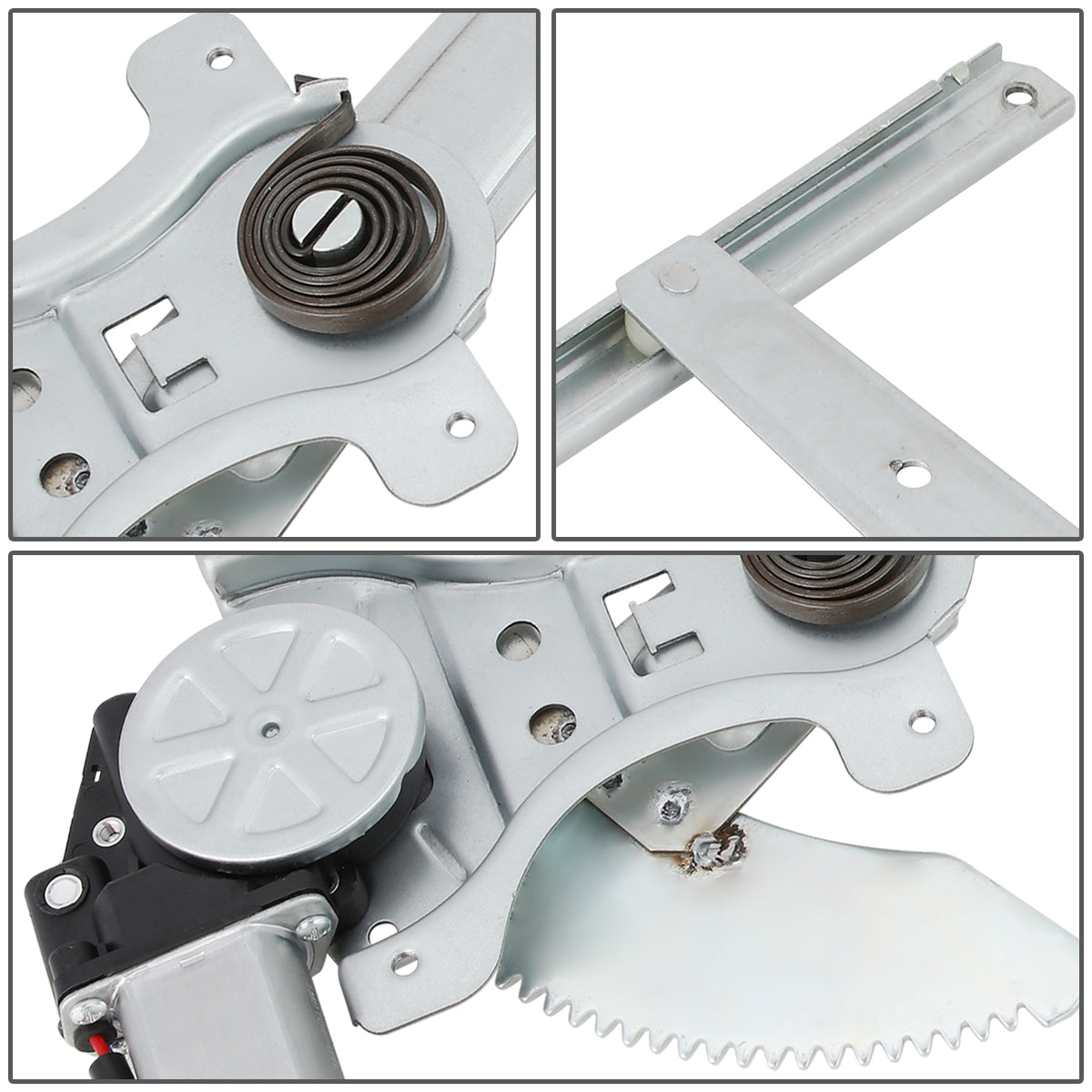 REGULADOR DE VENTANA WINDOW MOTORS & REGULATORS - METALLIC - 95-04 TOYOTA TACOMA - METALLIC - BARE STEEL/PLASTIC