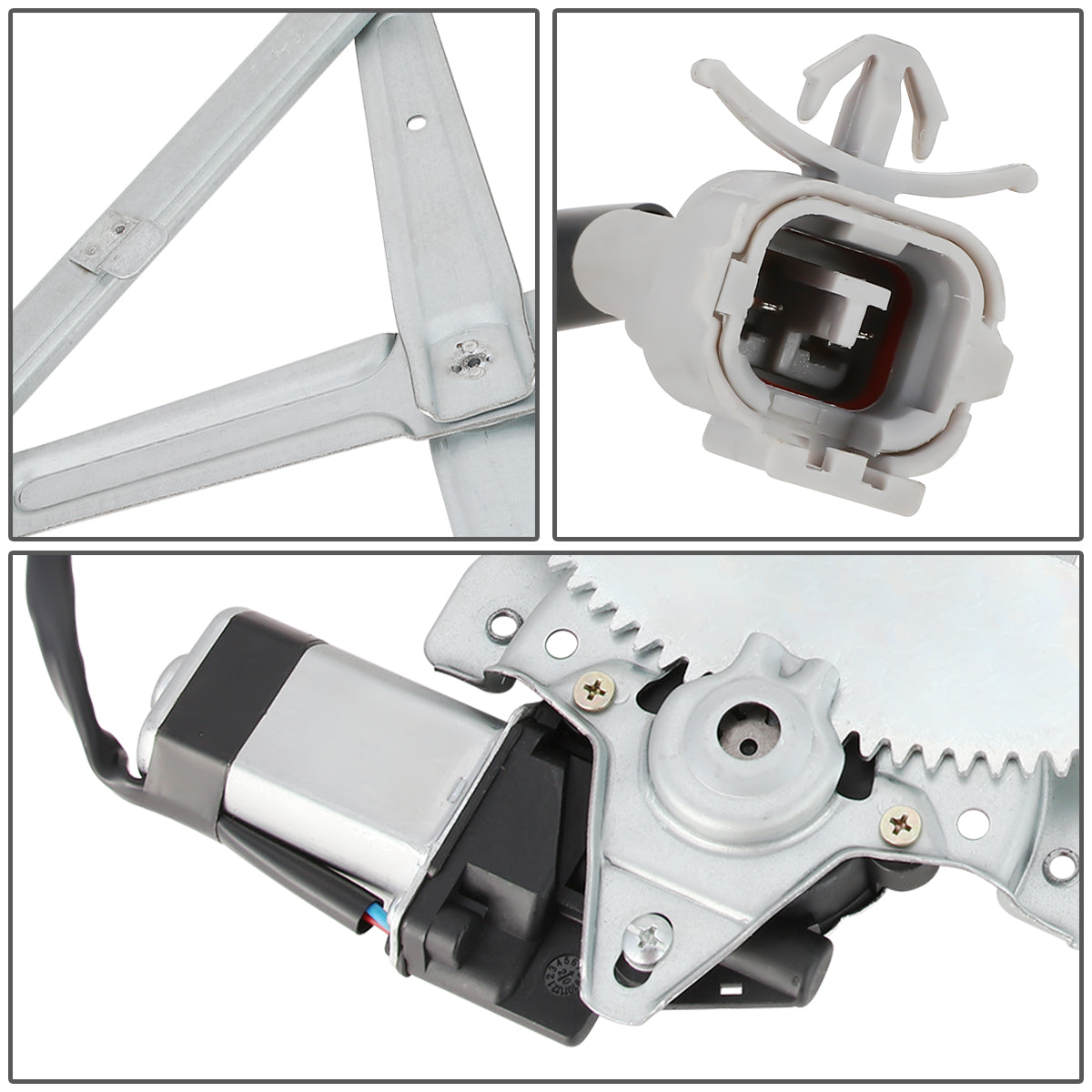 REGULADOR DE VENTANA WINDOW MOTORS & REGULATORS - METALLIC - 95-04 TOYOTA TACOMA - METALLIC - BARE STEEL/PLASTIC