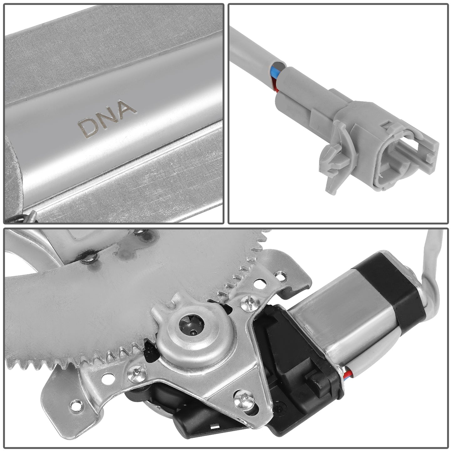 REGULADOR DE VENTANA WINDOW MOTORS & REGULATORS - METALLIC - 95-04 TOYOTA TACOMA - METALLIC - BARE STEEL/PLASTIC