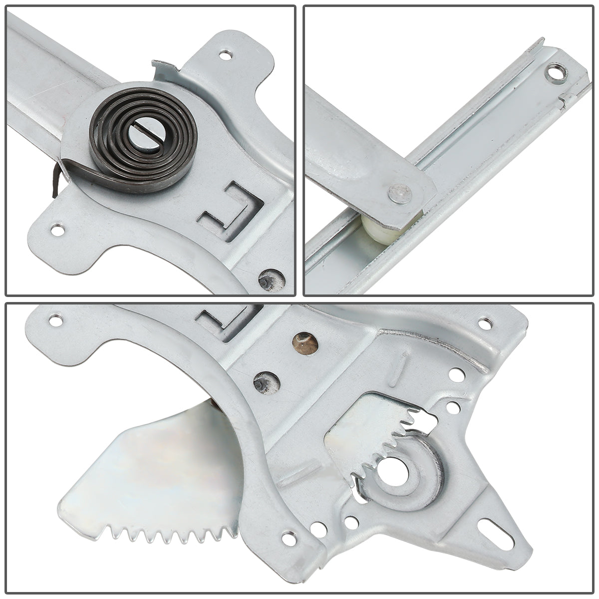 REGULADOR DE VENTANA WINDOW MOTORS & REGULATORS - METALLIC - 95-04 TOYOTA TACOMA - METALLIC - BARE STEEL/PLASTIC