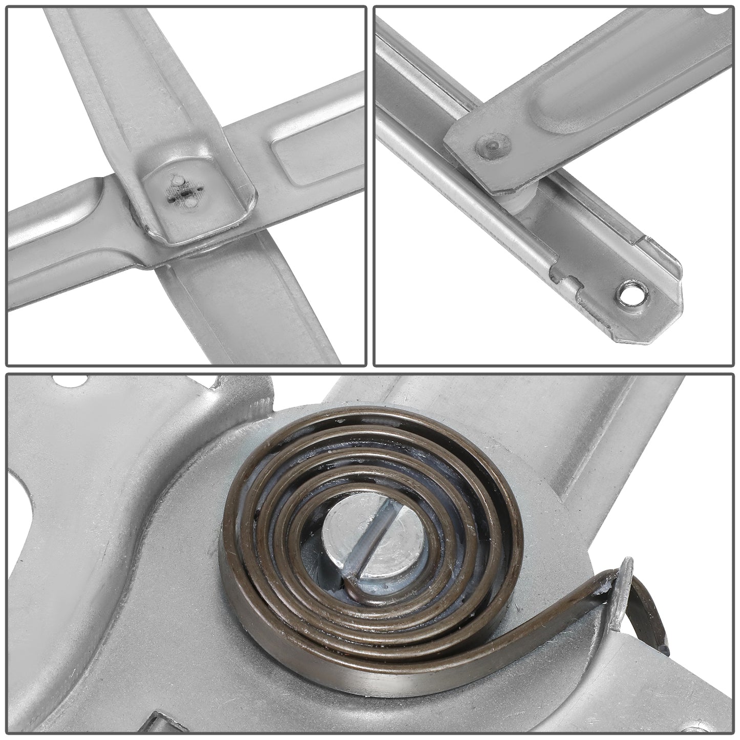 REGULADOR DE VENTANA WINDOW MOTORS & REGULATORS - METALLIC - 95-04 TOYOTA TACOMA - METALLIC - BARE STEEL/PLASTIC