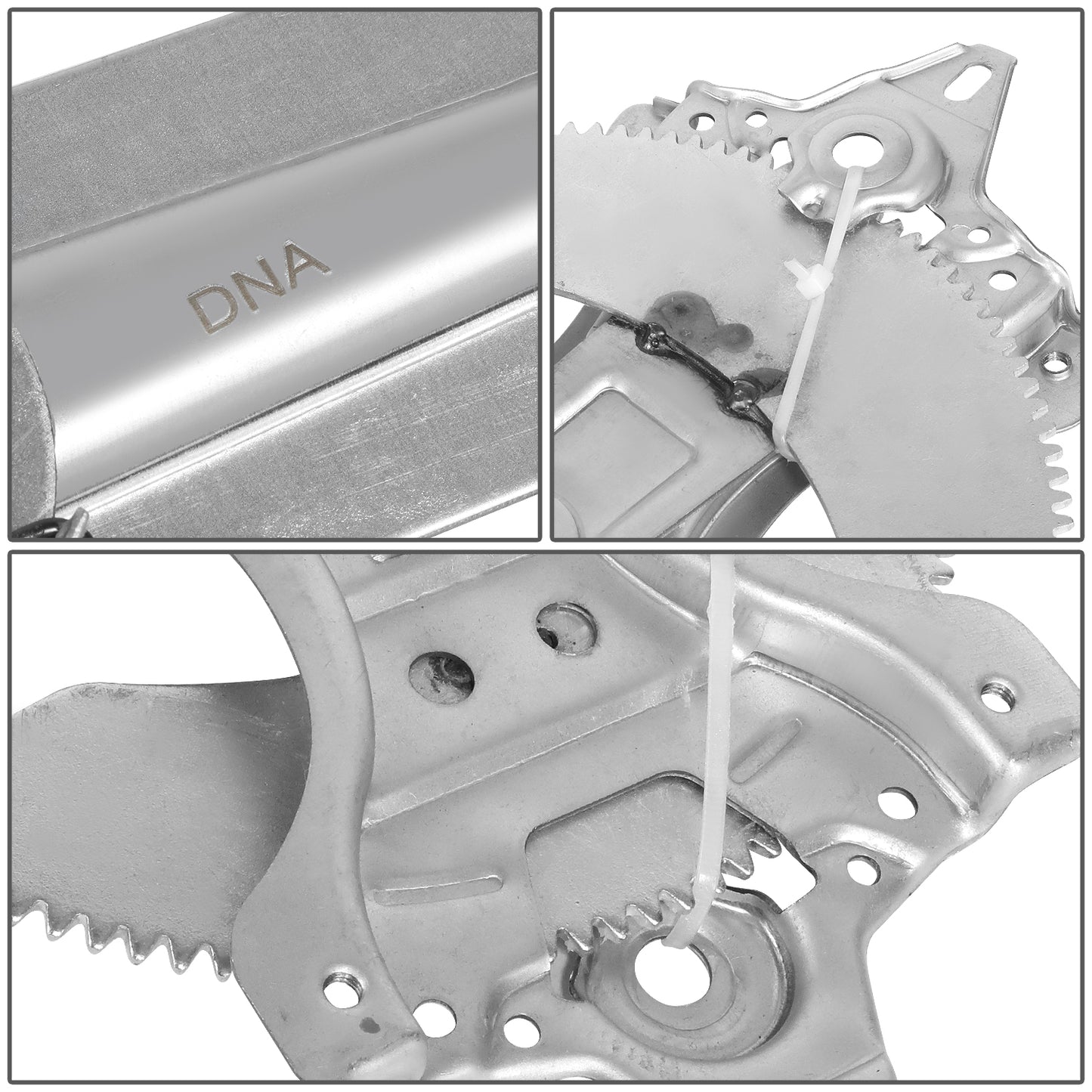 REGULADOR DE VENTANA WINDOW MOTORS & REGULATORS - METALLIC - 95-04 TOYOTA TACOMA - METALLIC - BARE STEEL/PLASTIC