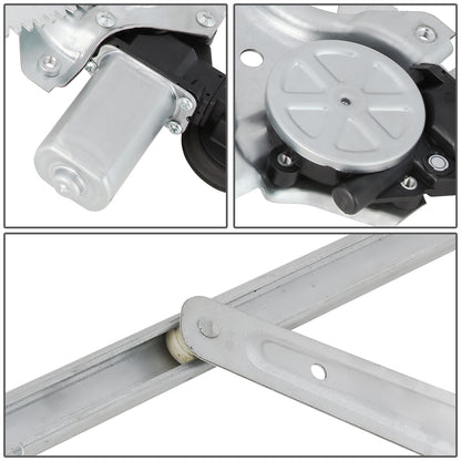 REGULADOR DE VENTANA WINDOW MOTORS & REGULATORS - METALLIC - 05-18 TOYOTA TACOMA CREW CAB REAR/05-15 TOYOTA TACOMA FRONT - METALLIC - BARE STEEL/PLASTIC