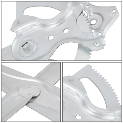 REGULADOR DE VENTANA WINDOW MOTORS & REGULATORS - METALLIC - 05-18 TOYOTA TACOMA CREW CAB REAR/05-15TOYOTA TACOMA FRONT - METALLIC - BARE STEEL/PLASTIC