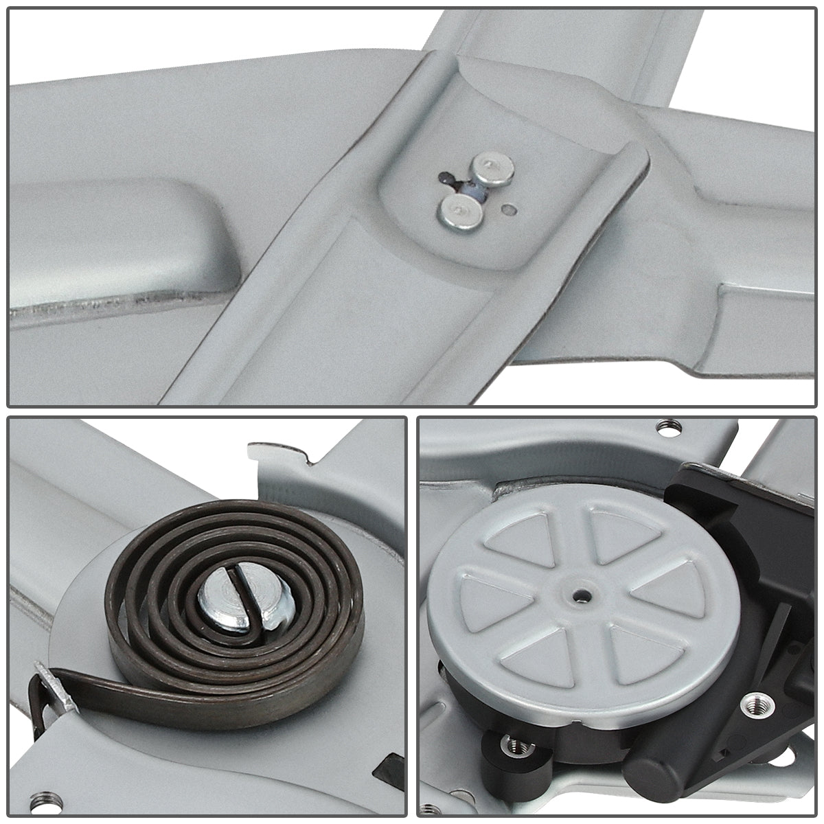 REGULADOR DE VENTANA WINDOW MOTORS & REGULATORS - METALLIC - 97-01 TOYOTA CAMRY - METALLIC - BARE STEEL/PLASTIC