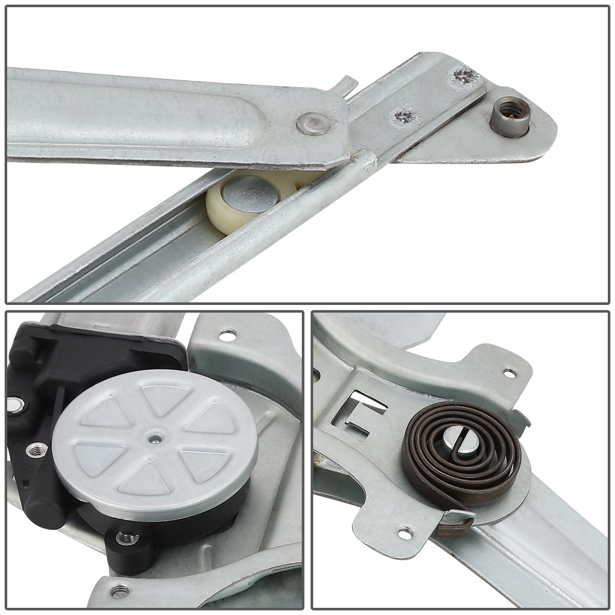 REGULADOR DE VENTANA WINDOW MOTORS & REGULATORS - METALLIC - 97-01 TOYOTA CAMRY - METALLIC - BARE STEEL/PLASTIC