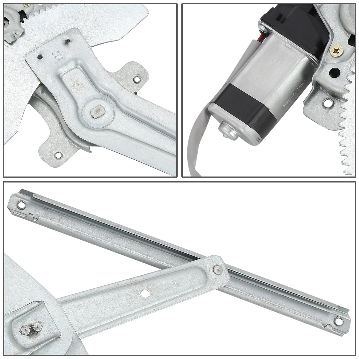 REGULADOR DE VENTANA WINDOW MOTORS & REGULATORS - METALLIC - 97-01 TOYOTA CAMRY - METALLIC - BARE STEEL/PLASTIC