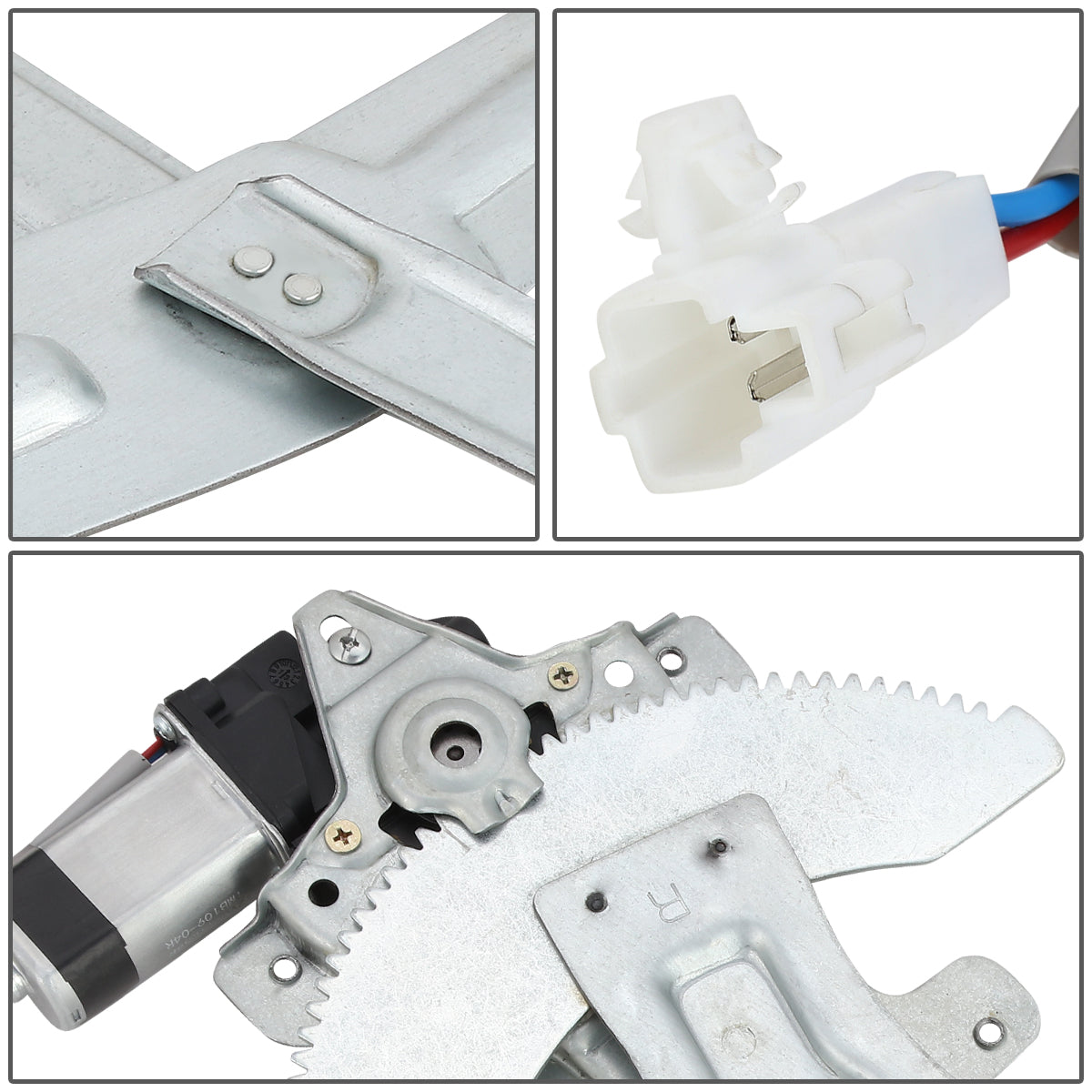 REGULADOR DE VENTANA WINDOW MOTORS & REGULATORS - METALLIC - 97-01 TOYOTA CAMRY - METALLIC - BARE STEEL/PLASTIC