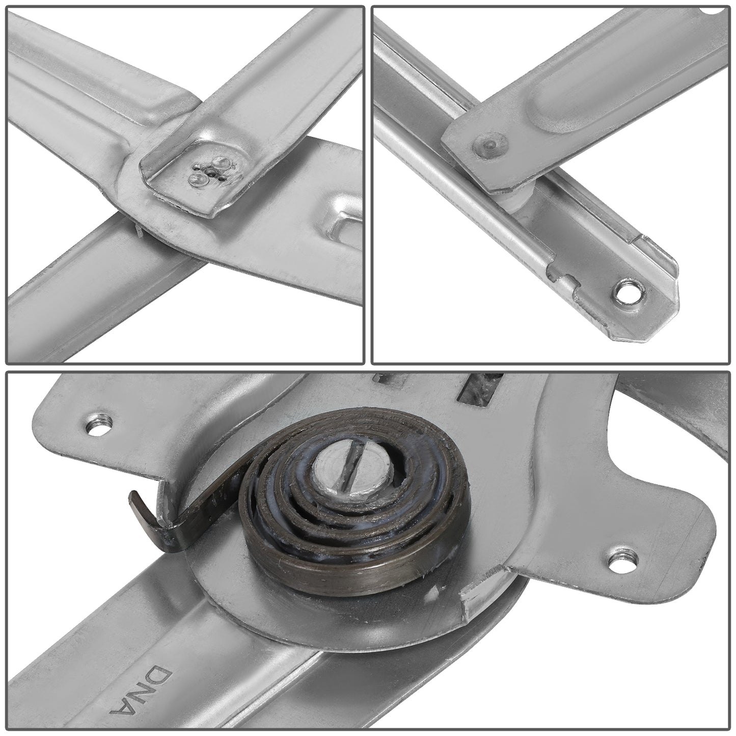 REGULADOR DE VENTANA WINDOW MOTORS & REGULATORS - METALLIC - 97-01 TOYOTA CAMRY - METALLIC - BARE STEEL/PLASTIC